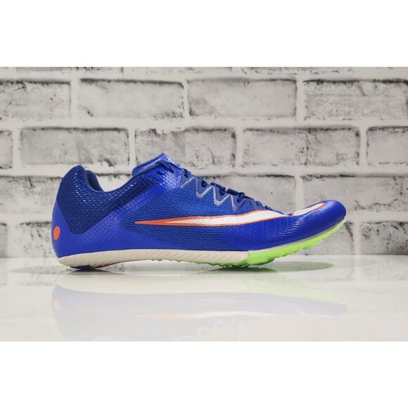 New Sz 10 Mens Nike Zoom Rival Sprint Track Shoes Blue White DC8753-401 - Picture 1 of 6